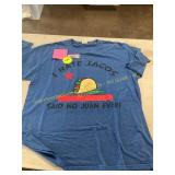 Size XL I Hate Tacos Graphic T