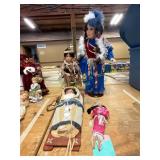 4 dolls