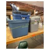 6 storage bins