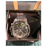 Unverified Mens Silver Geneva Watch
