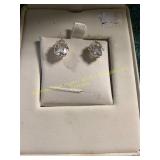 Unverified 1ct Diamond/Yellow Gold Earrings