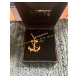 Unverified TYE Jewelers Anchor Gold Necklace