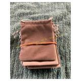 Set of 8 Jewlery Pouches w/ Drawstring