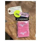 Mizuno 2in Pink Wristbands G2