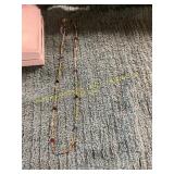 Unverified 24k Sapphire 20in Necklace