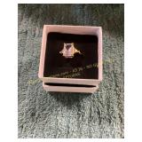Unverified Size 8 2ct Diamond Gold Ring