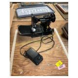 Black singee sewing machine