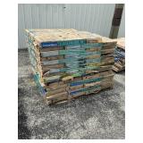 Pallet of Lanmark weathered wood shingles