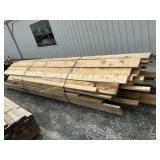 Pallet of assorted lumber