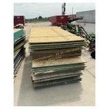 Pallet of assorted OSB