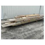 Pallet of assorted lumber