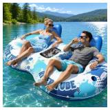 complete?JOSEN Inflatable River Tube Float - 2 Per