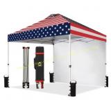 CROWN SHADES 10x10 Pop Up Canopy with Wall