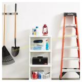 3ct Gracious Living 4-Shelf Storage Unit, White