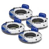 4ct INTEX River Run 1 Inflatable Lounge