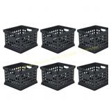Sterilite Stackable Open Crate Bin (6)