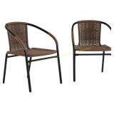 4ct Flash Furniture Lila Rattan Chair