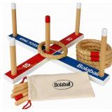 Bolaball Ring Toss Game with 6 Ropes & Bag