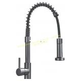 Black Gray Kitchen Faucet - Pull Down, 360