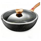 ITSMILLERS Chinese Wok 12.5" Nonstick Wok