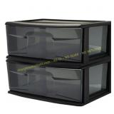 Homz 1-Drawer Storage Cart (2 Pack)