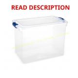 112 qt. Latching Clear Storage Box (2-Pack)