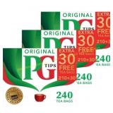 Pg Tips Tea Bags - 240 Count Pack Of 240