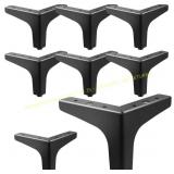 AODIOU Furniture Legs 6" Set of 8 for Cabinet