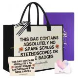 Retirement Tote & Makeup Bag Set for Women