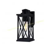 Quoizel Saint Elias 1-Light Matte Black Wall Light