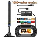 Smart TV Indoor Antenna 4K Signal Booster
