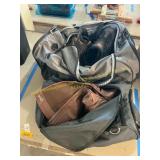 Duffel bags and shoes