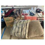Throw pillows, bags