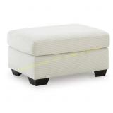 Ashley Ammon Ottoman, Ivory