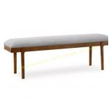 Lyncott Gray/Brown Dining Table Bench