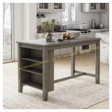Caitbrook Gray Wood 30in Dining Table 4 Seats