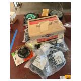 Assorted mower parts