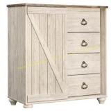 Signature Willowton 4-Drawer Chest, Whitewash