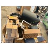 Trash can, plumbing parts