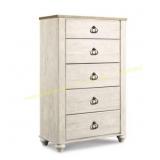 Signature Willowton 5-Drawer Chest Dresser