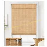LazBlinds Cordless Bamboo Roman Shades 20x64 Brown