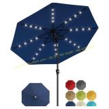 Garvee 10FT Solar Patio Umbrella LED Lights