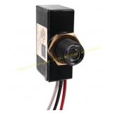3ct 500W 120V Dusk-to-Dawn Photocontrol, Black