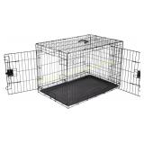 Amazon Basics Durable Dog Crate 36x23x25 Black