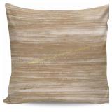 2ct Brown Throw Pillow Covers 16x16