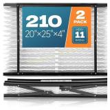 2-Pack 210 Filter for AprilAire 20x25x4