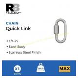 2ct RELIABILT 1/4-in Stainless Steel Quick Link