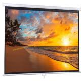 Projector Screen 100" 16:9 Manual Pull-Down