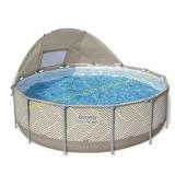 Steel Pro MAX 13 ft x 42 in Canopy Pool Set ?compl