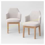 Kinston Curved Back Upholstered Chair